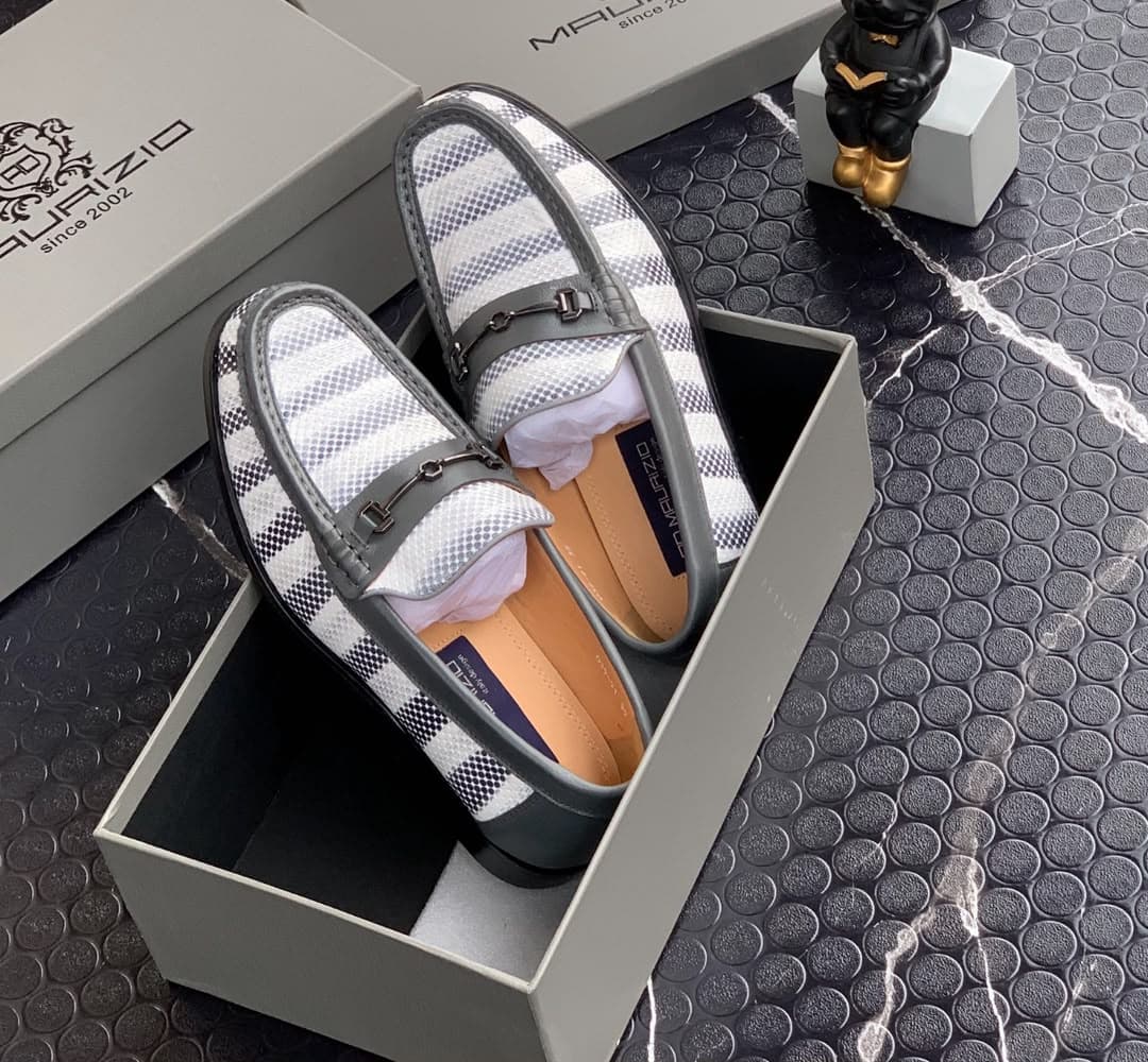 Alghero Check Bit Loafer